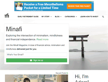Tablet Screenshot of minafi.com